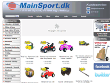 Tablet Screenshot of mainsport.dk